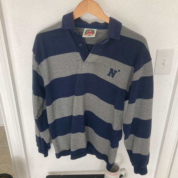 Navy Rugby Shirt Size Medium Usna 